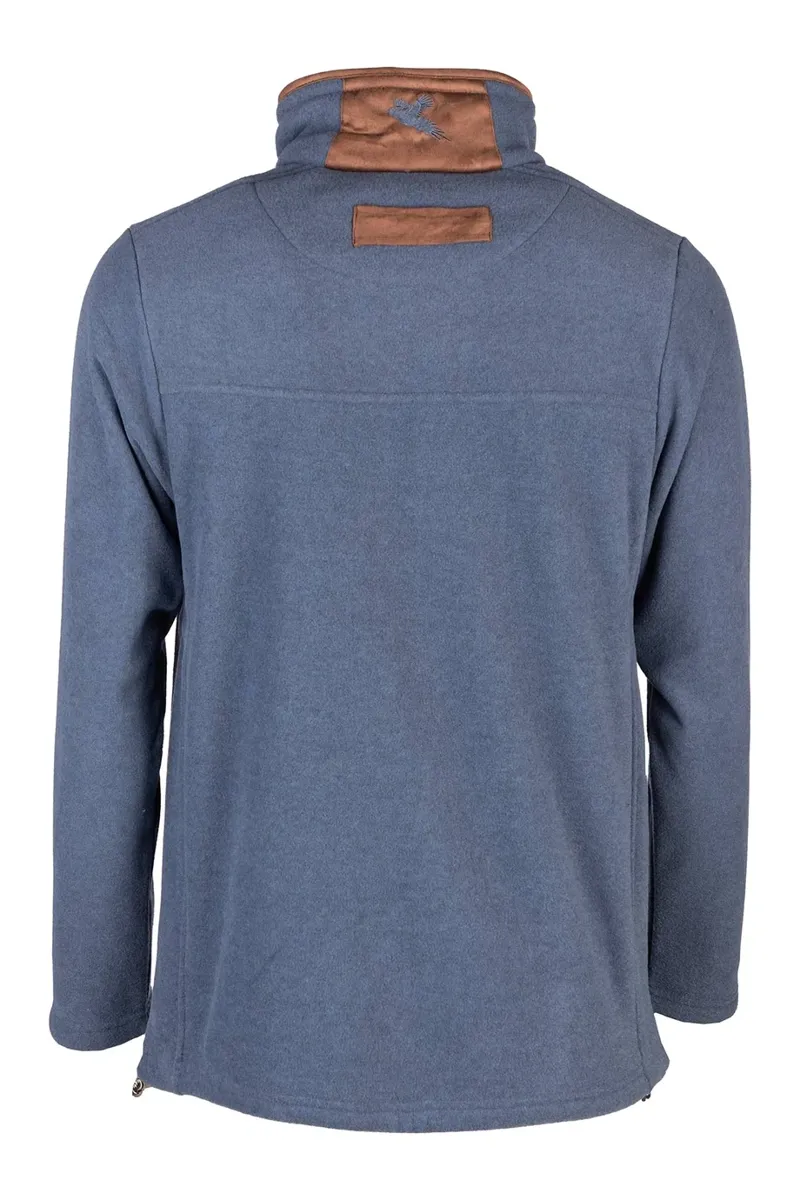 Rydale Men's Full Zip Huggate Fleece Jacket - Mid Navy-1