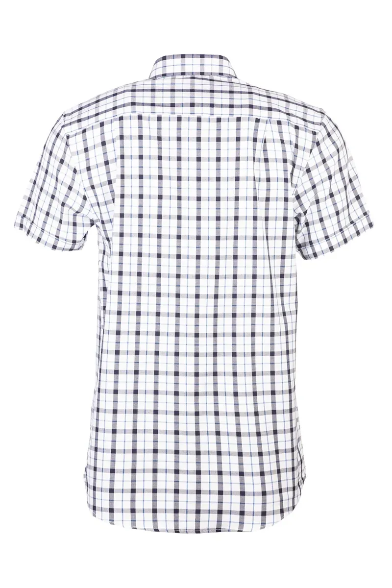 Rydale Men's Short Sleeve Country Shirt - Haworth Dark Navy/Blue-1