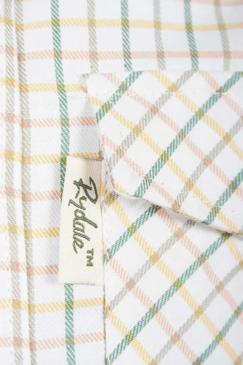 Rydale Boys Country Check Shirts - Tattersall Green-6