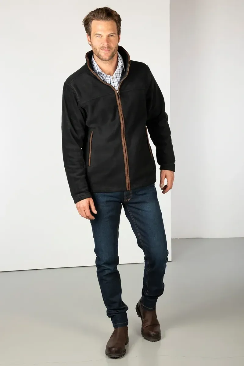 Rydale Men's Huggate Full Zip Fleece Jacket - Iron-4