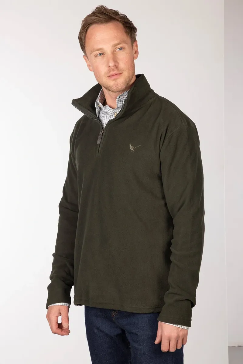 Rydale Men's Kelk Overhead Fleece - Khaki