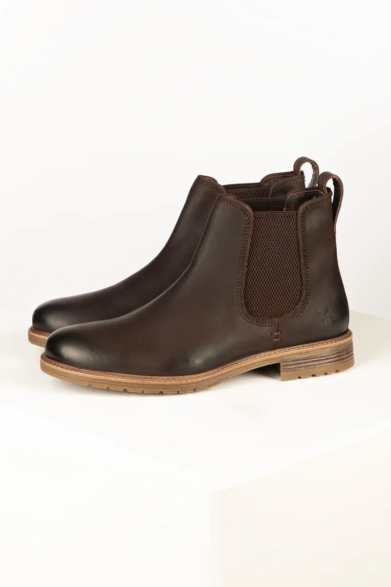 Rydale Mens Thirsk Leather Chelsea Boot - Waxy Brown