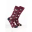 Rydale Men's Bamboo Bird Ankle Socks Pack of 10 - Duck Wine