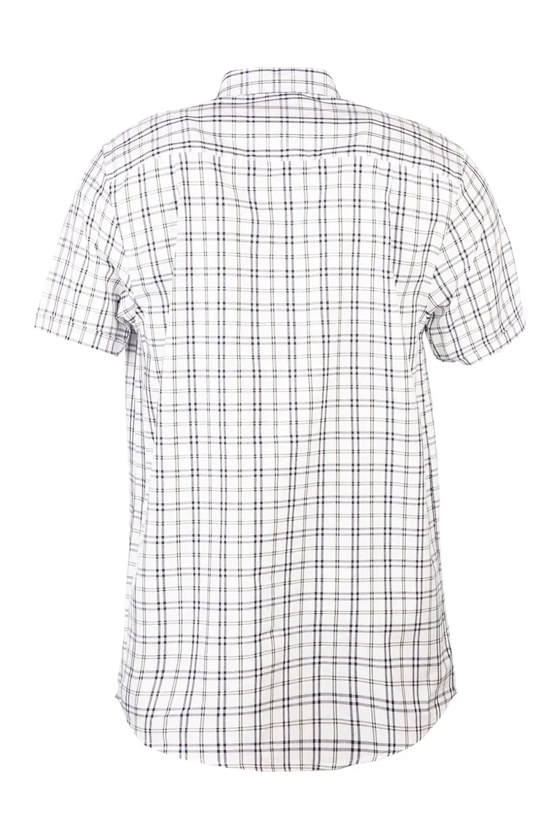 Rydale Men's Short Sleeve Country Shirt - Harrogate Dark Navy/Olive-1