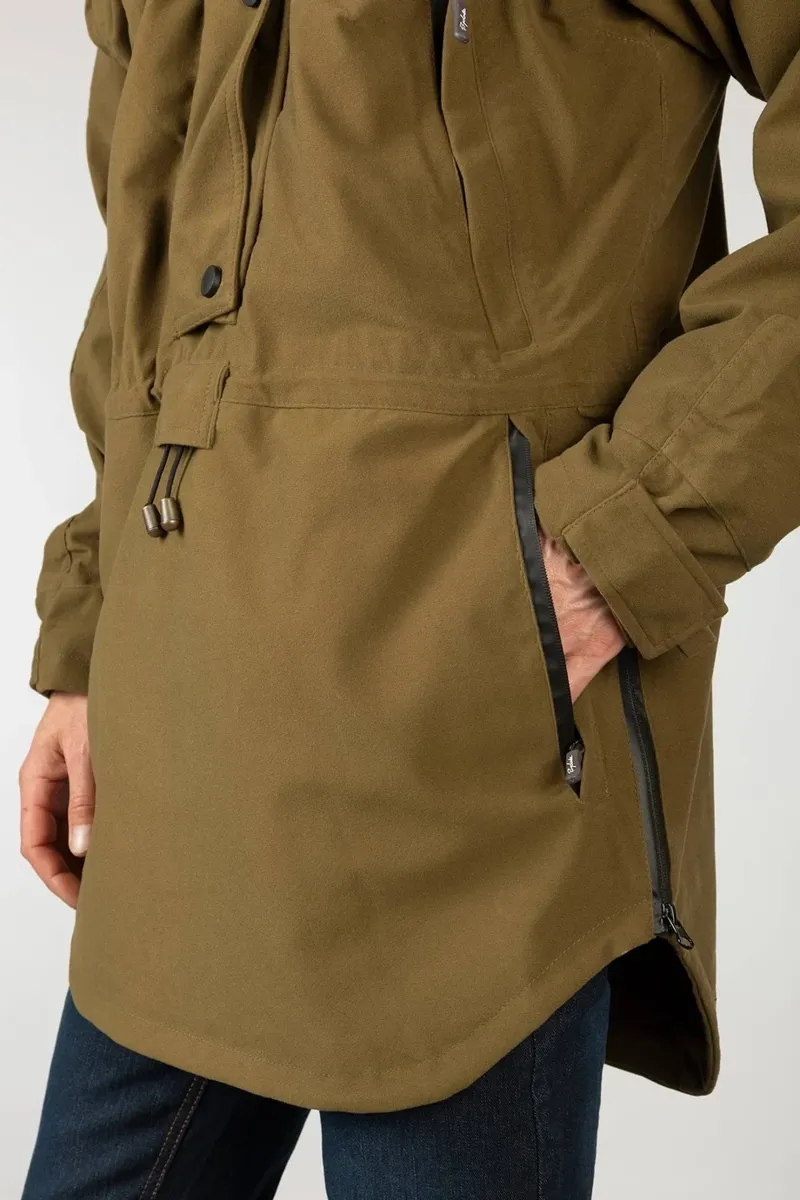 Rydale Danby Men's Long Performance Shooting Smock - Light Khaki-5