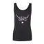 Rydale Ladies Byland Cow Pattern Vest Top - Black