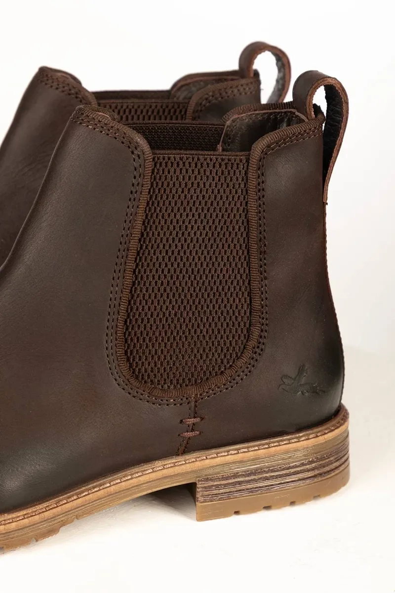Rydale Mens Thirsk Leather Chelsea Boot - Waxy Brown-2