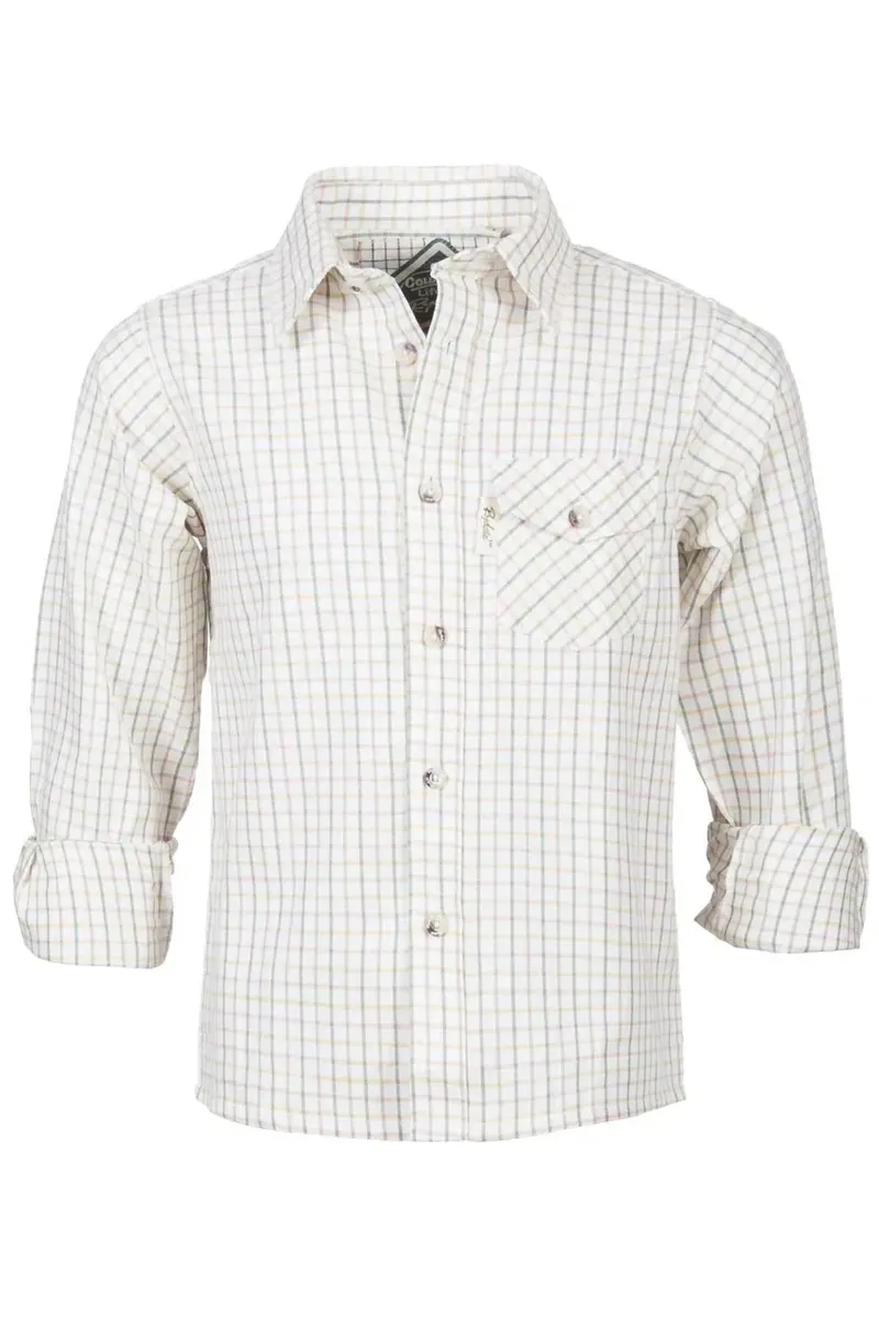 Rydale Boys Country Check Shirts - Tattersall Green-2
