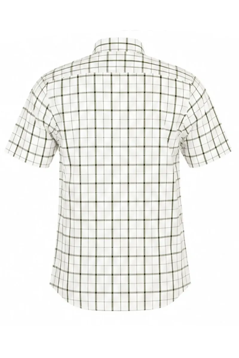 Rydale Men's Short Sleeve Country Shirt - Thirsk Dark Olive-1