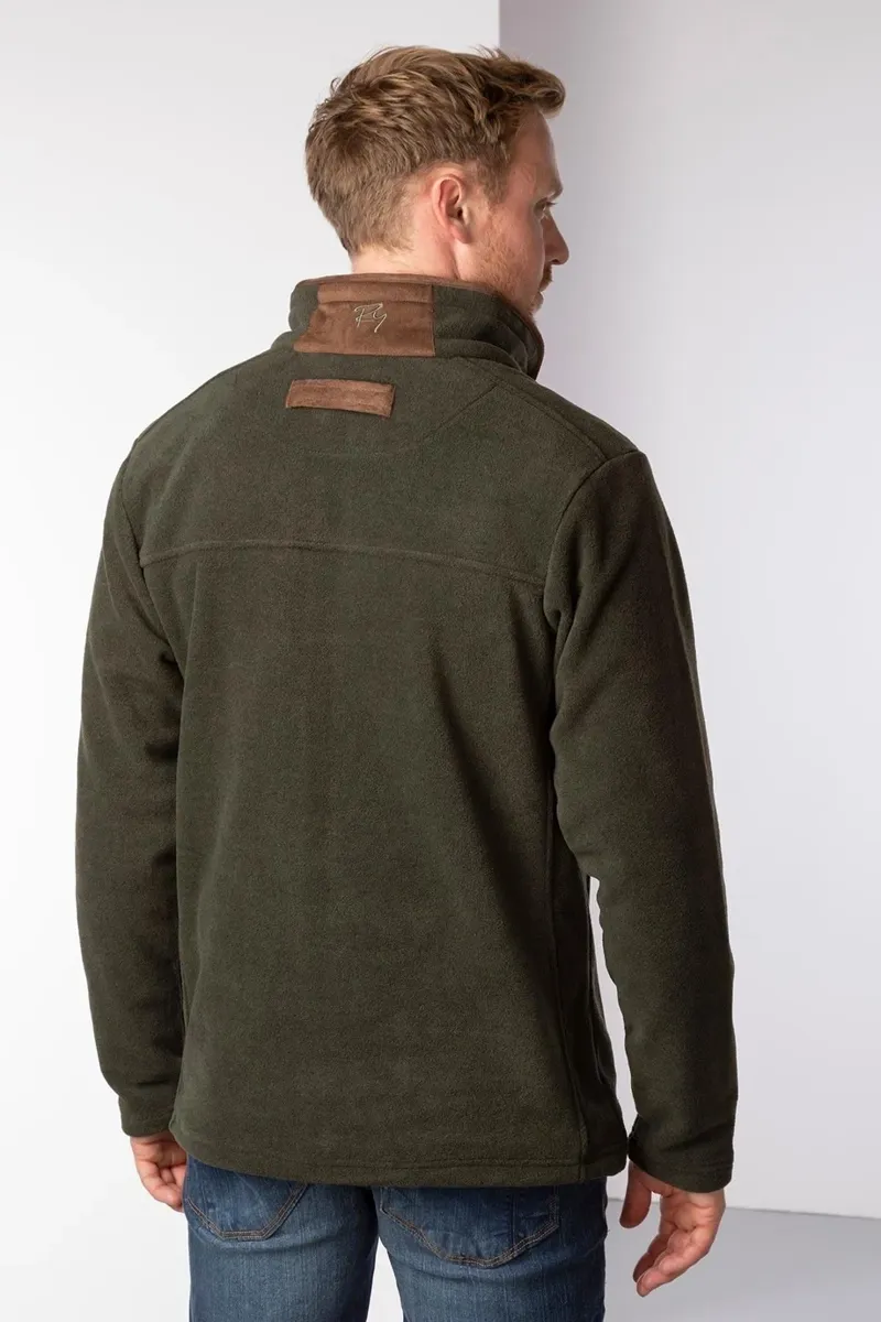 Rydale Men's Huggate Full Zip Fleece Jacket - Khaki-5