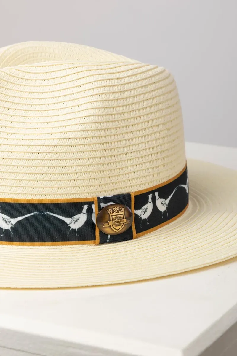 Rydale Malton Men's Panama Hat - Navy Pheasant-1