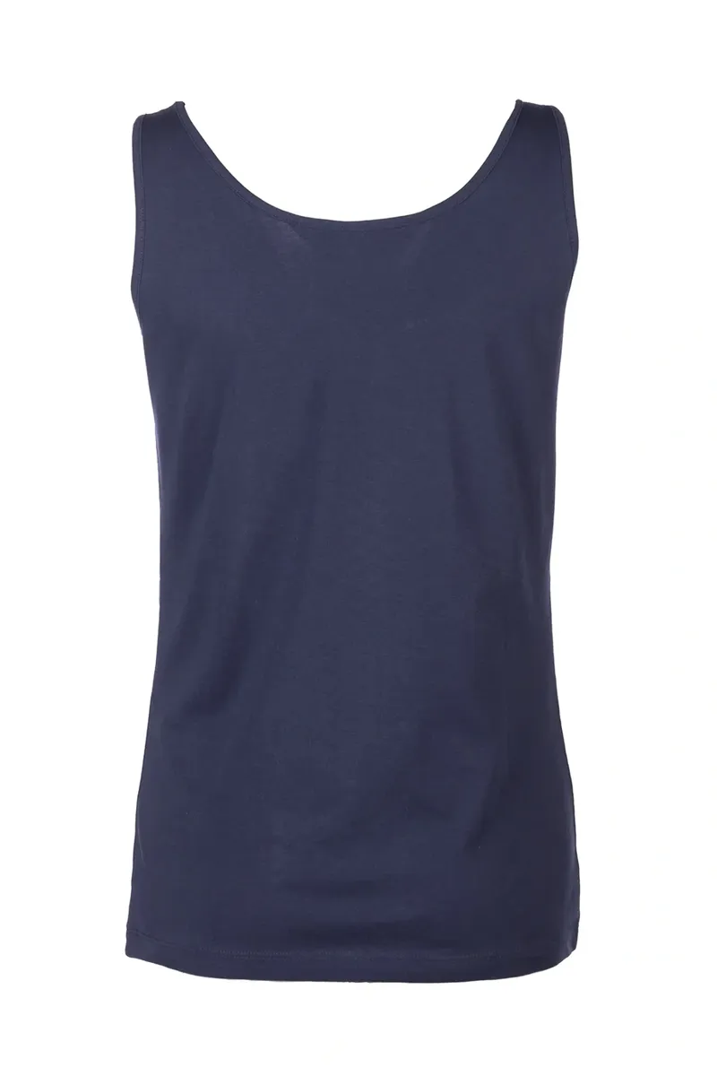 Rydale Ladies Byland Cow Pattern Vest Top - Navy-1