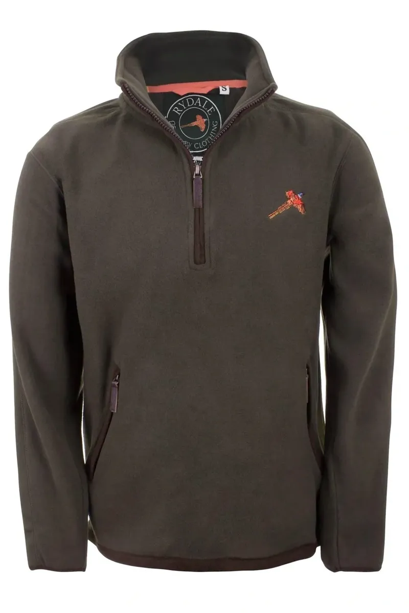 Rydale Gransmoor Men's Half Zip Fleece - Olive
