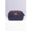 Rydale Large Helmsley Tweed Makeup Bag - Navy Tweed