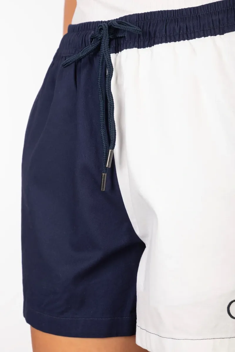 Rydale Kirby Ladies Snaffle Cotton Shorts - Navy/White-5