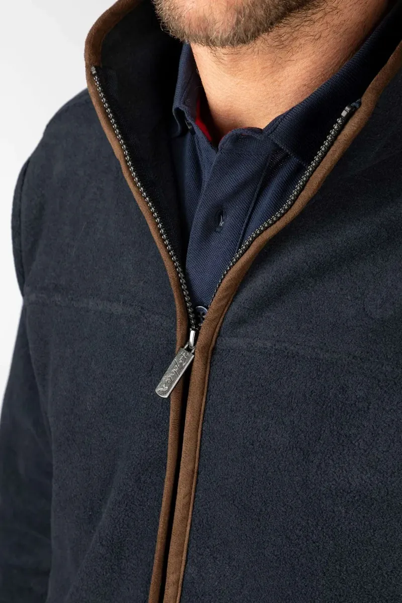 Rydale Men's Huggate Full Zip Fleece Jacket - Ink-4