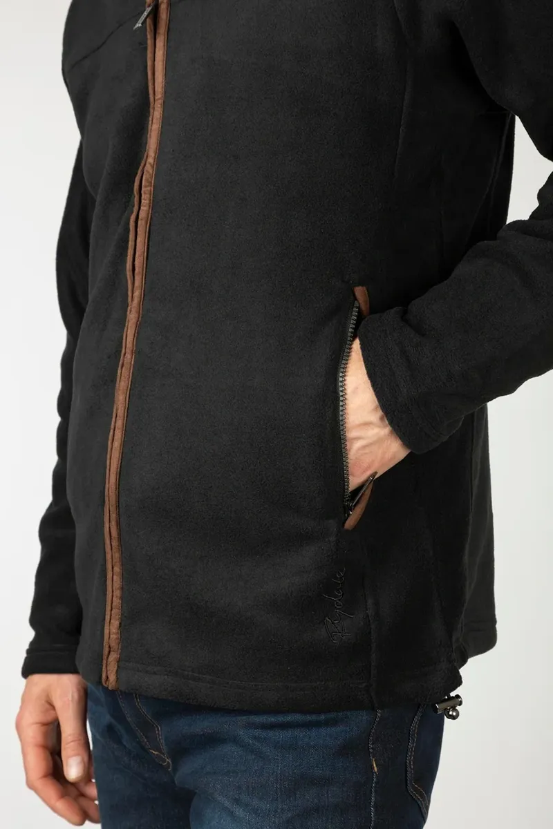 Rydale Men's Huggate Full Zip Fleece Jacket - Iron-7