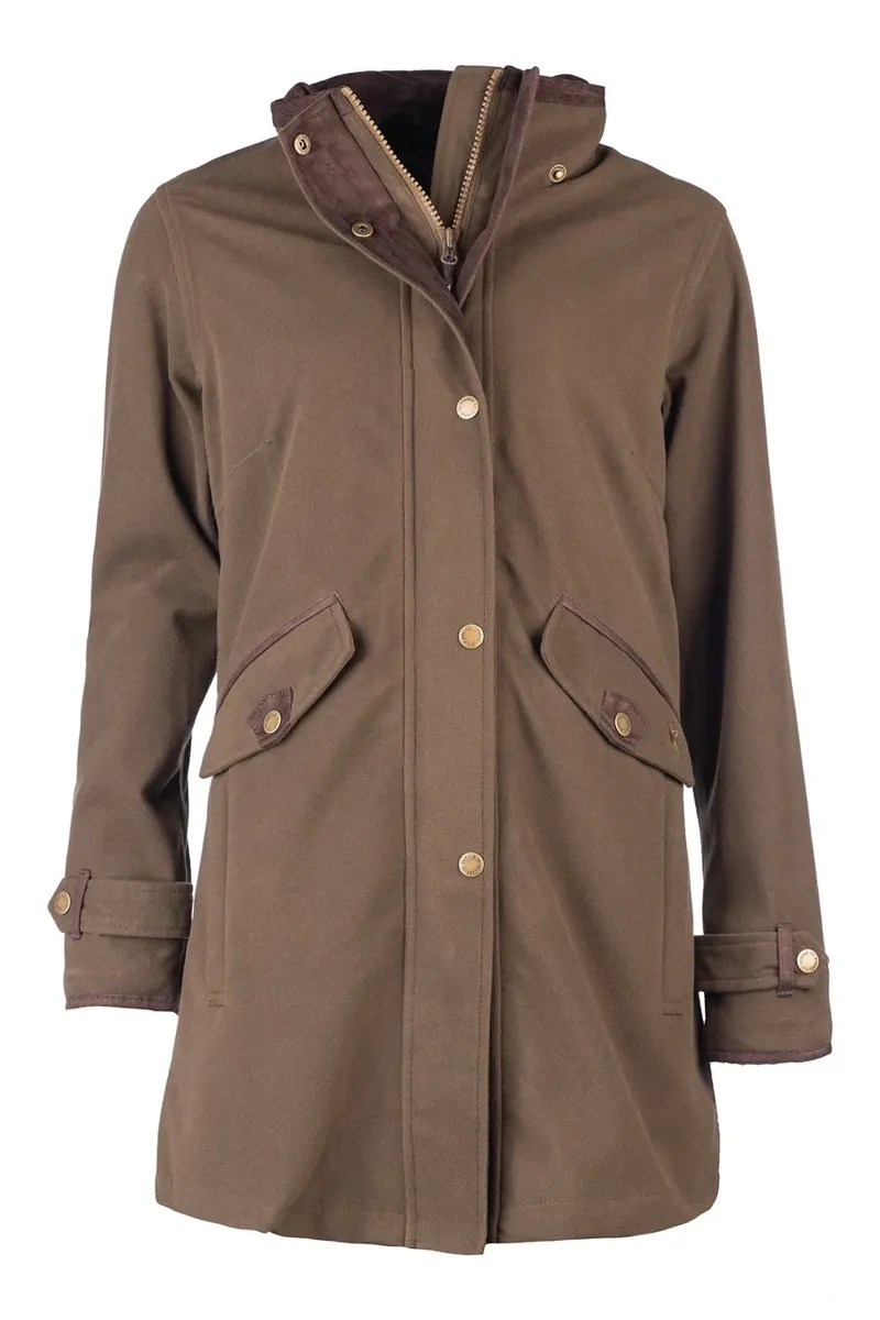Rydale Ladies 3/4 Length Coat Danby - Brown