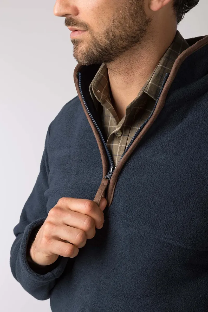 Rydale Huggate Men's Overhead Fleece - Ink-3