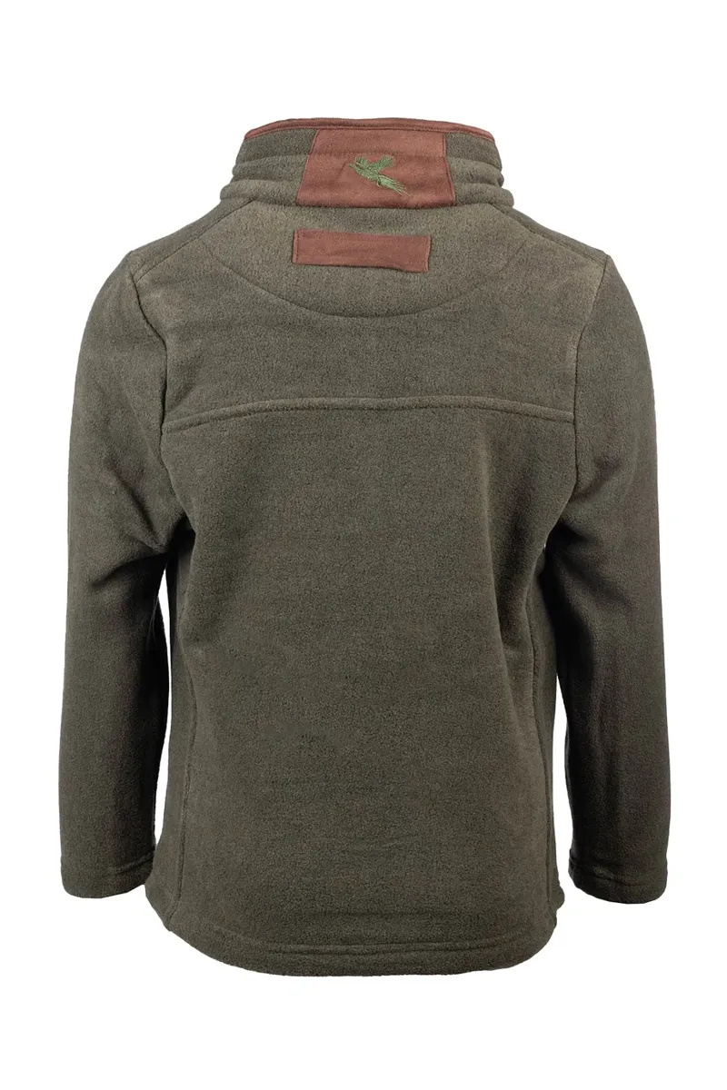 Rydale Kid's Huggate Fleece Jacket - Khaki-1