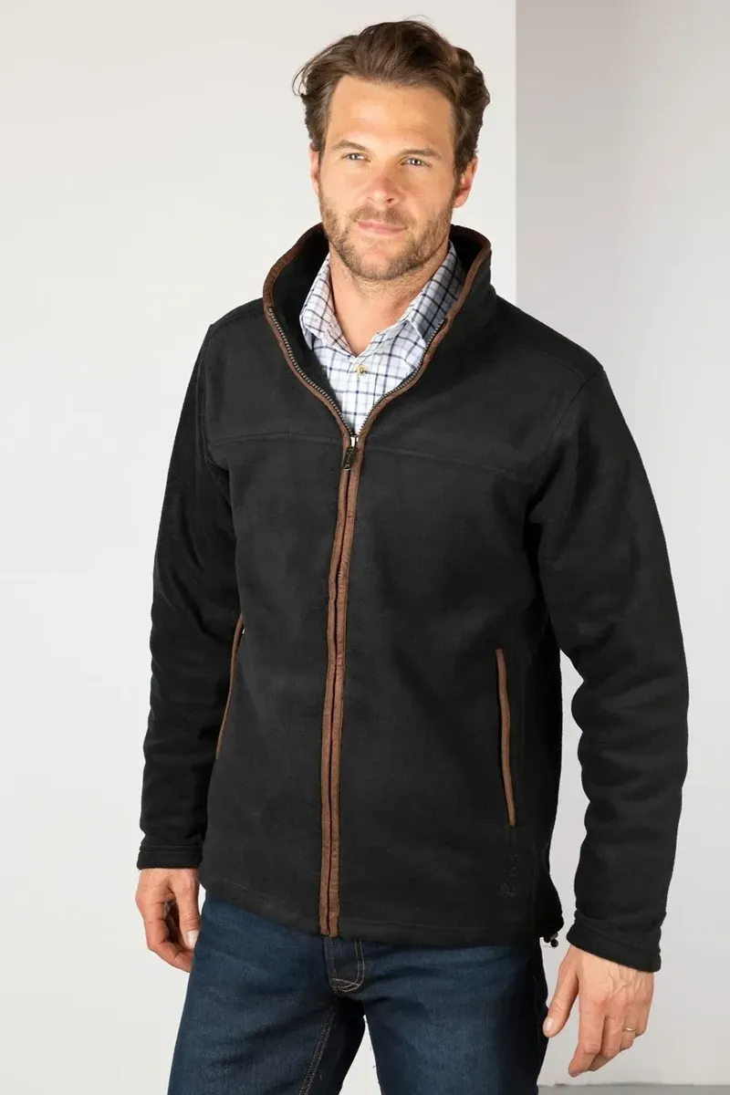 Rydale Men's Huggate Full Zip Fleece Jacket - Iron-1