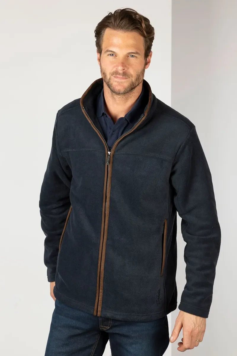 Rydale Men's Huggate Full Zip Fleece Jacket - Ink