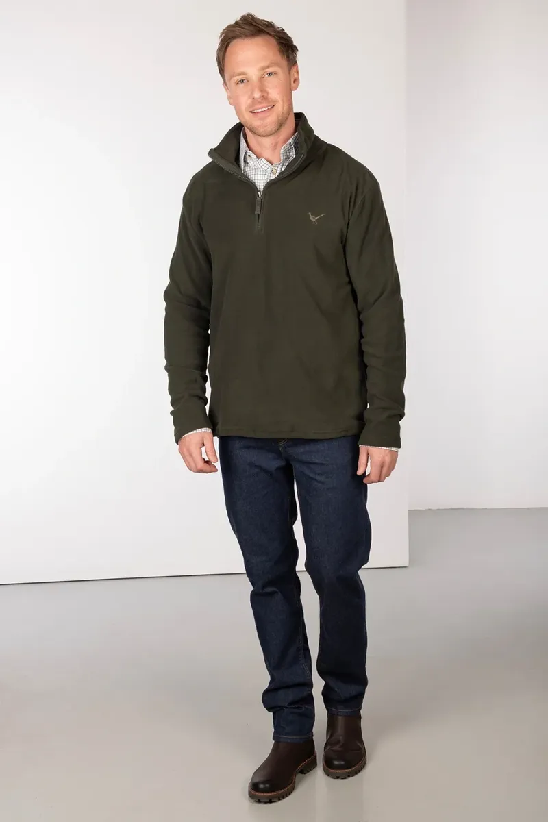 Rydale Men's Kelk Overhead Fleece - Khaki-2