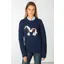 Rydale Ladies Crew Neck Character Knit Jumper - Dolly The Cob