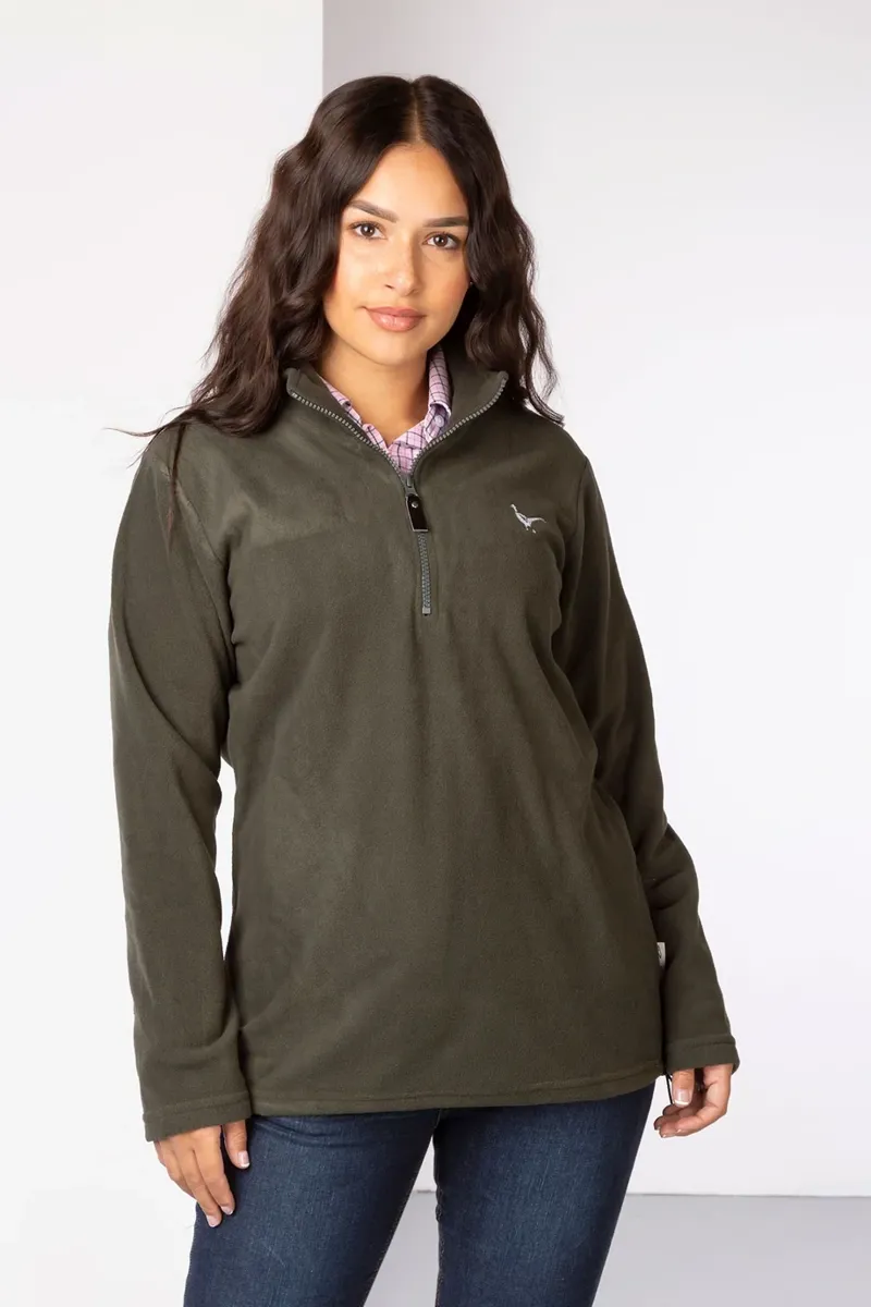 Rydale Ladies Kelk Overhead Pheasant Fleece - Khaki