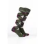 Rydale Womens Bamboo Rich Argyle Riding Socks Pack of Ten - Argyle Dark Olive/Dark Berry/Soft Pink