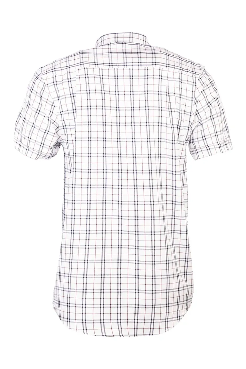 Rydale Men's Short Sleeve Country Shirt - Harrogate Dark Navy/Wine-1