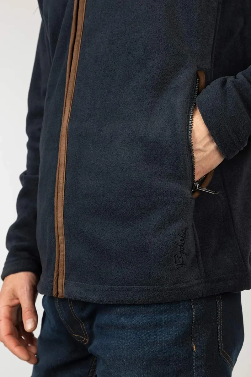 Rydale Men's Huggate Full Zip Fleece Jacket - Ink-3