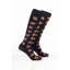 Rydale Women's Cow Welly Socks Pack of 10 - Highland Cow Navy