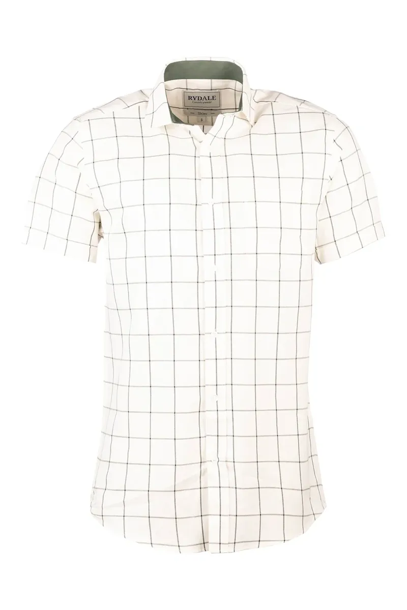 Rydale Men's Short Sleeve Country Shirt - Ilkley Dark Olive
