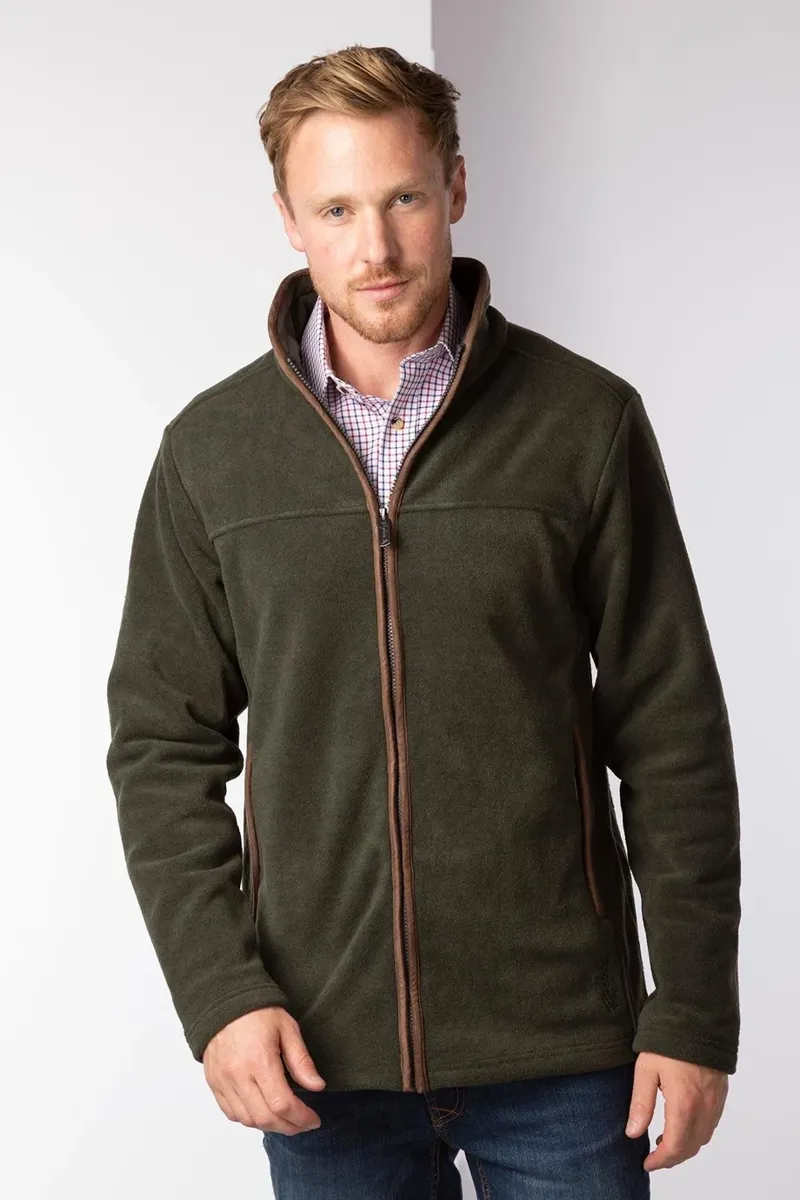 Rydale Men's Huggate Full Zip Fleece Jacket - Khaki-4