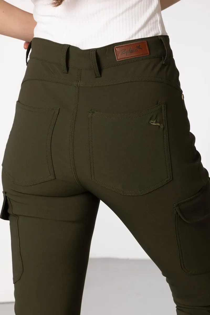 Rydale Ladies Aike II Walking Trousers With Pocket - Khaki-3