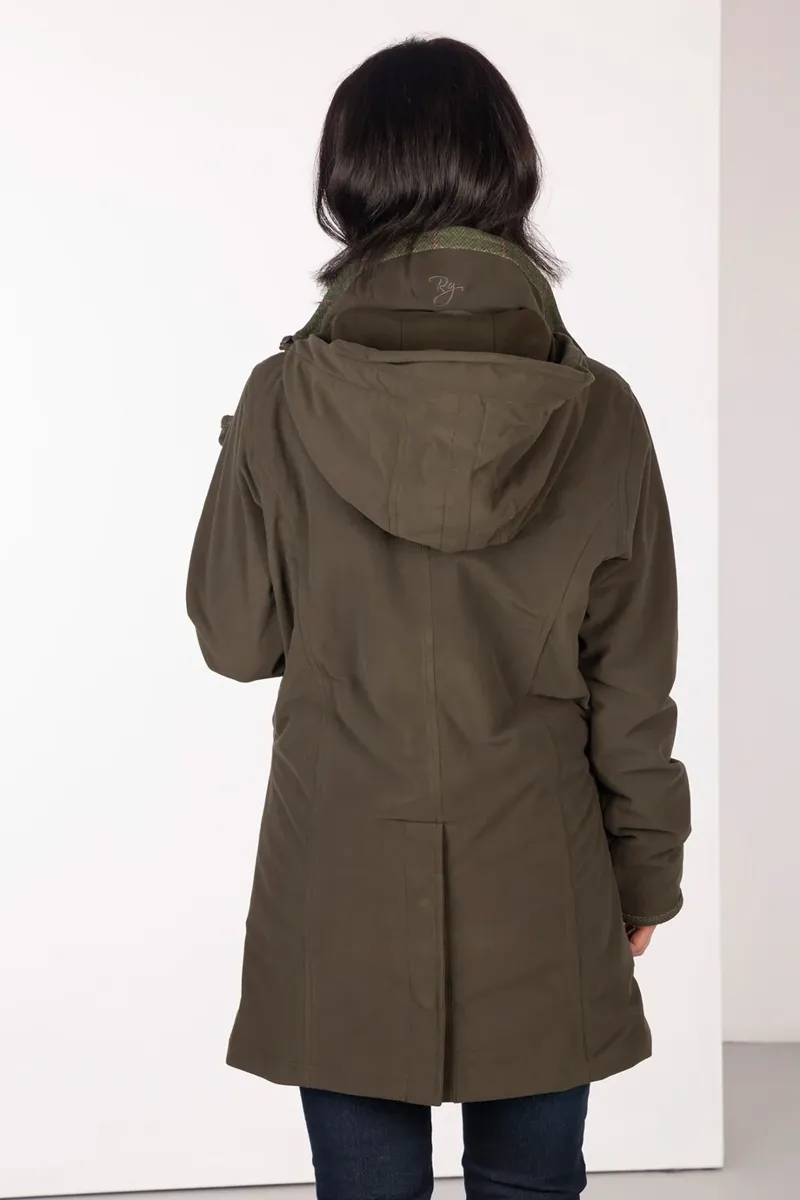 Rydale Ladies 3/4 Length Coat Danby - Olive-1