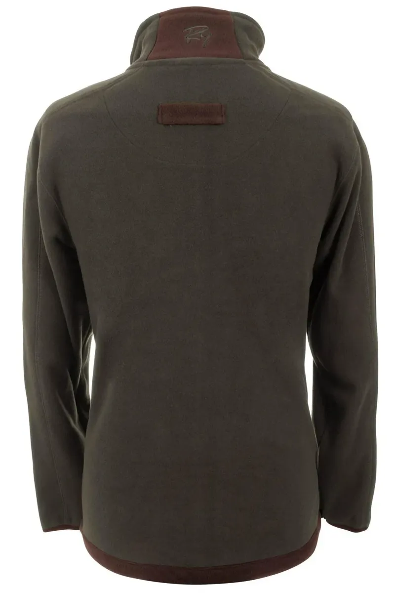 Rydale Gransmoor Men's Half Zip Fleece - Olive-1