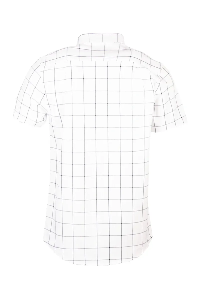 Rydale Men's Short Sleeve Country Shirt - Helmsley Dark Navy-1