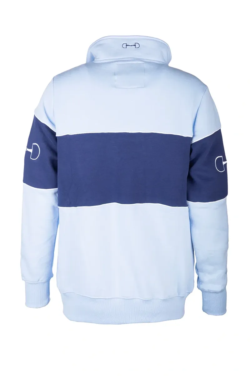 Rydale Ladies Byland Snaffle Sweatshirt - Soft Blue/Denim/Soft Blue-1