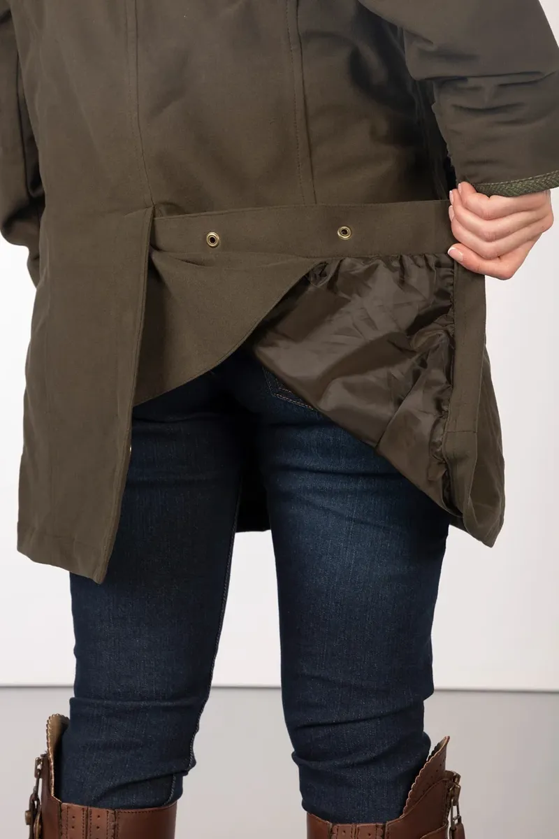Rydale Ladies 3/4 Length Coat Danby - Olive-4