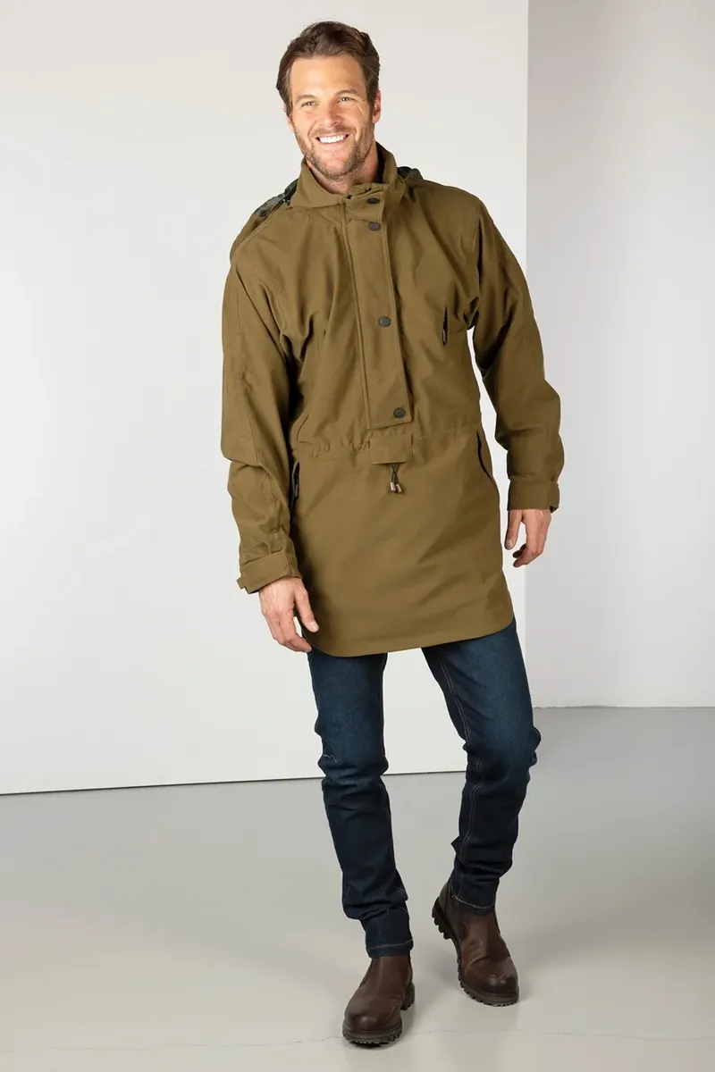 Rydale Danby Men's Long Performance Shooting Smock - Light Khaki-1