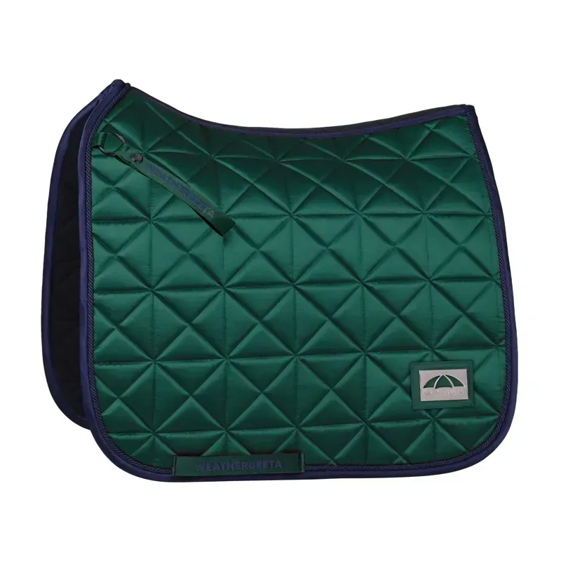 WeatherBeeta Satin Pro Air-Tec Dressage Saddle Pad - Forest Green-1