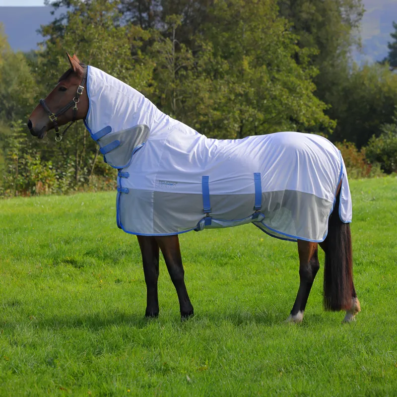 Shires Tempest Original Fly Mesh Combo Rug - Sky-1