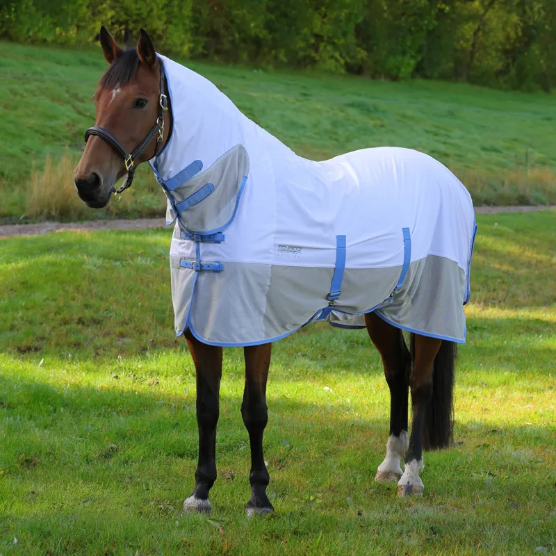Shires Tempest Original Fly Mesh Combo Rug - Sky