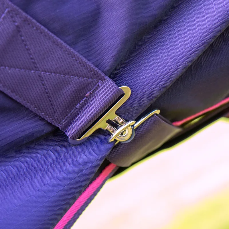 Shires Tempest Original 200g Turnout Rug - Pink Tie Dye-1