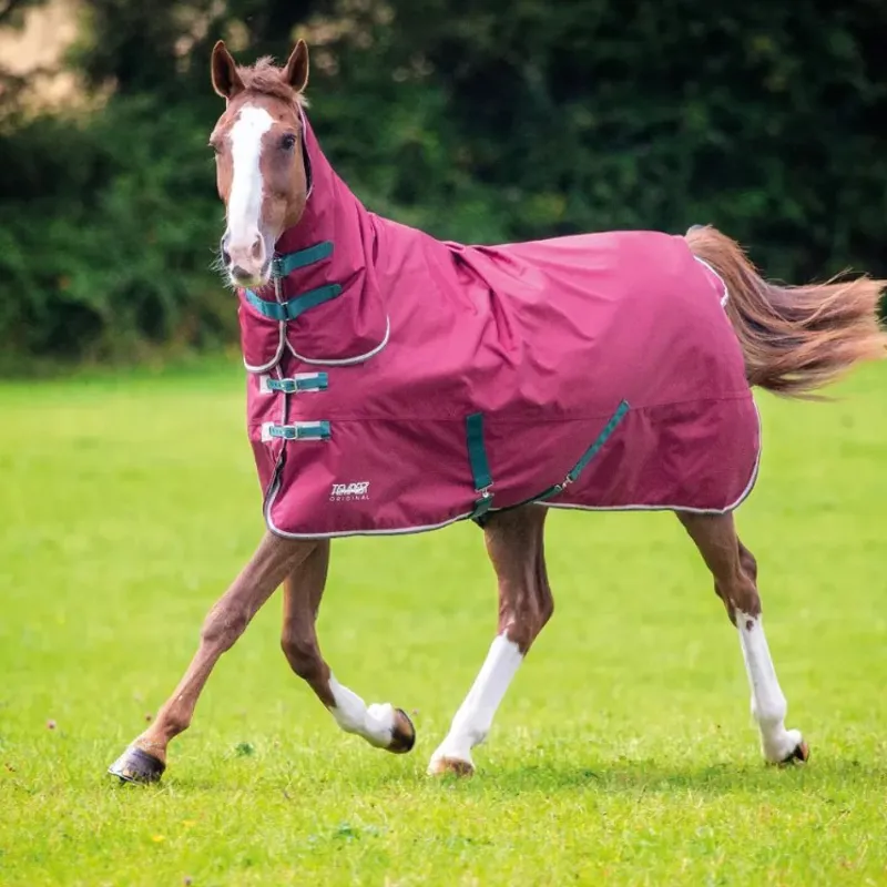 Shires Tempest Original 200g Turnout Combo Rug - Maroon