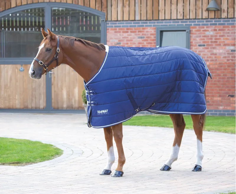 Shires Tempest Original 200g Stable Rug - Navy-1