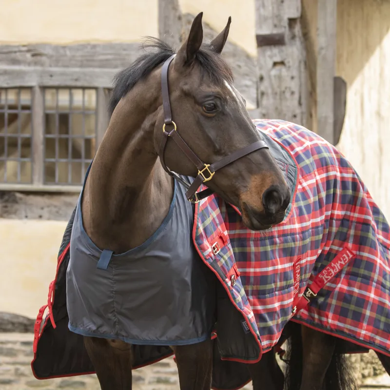 Shires Satin Anti-Rub Bib - Navy