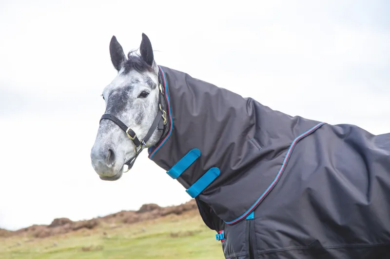 Shires Highlander Original 200g Turnout Neck Cover - Black